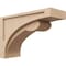 Ekena Millwork 8"W x 24"D x 16"H Classic Viola Rough Cedar Woodgrain TimberThane Corbel, Primed Tan CORUR08X24X16VIORCPR - alternate 1